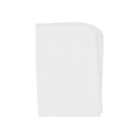 Flanela Limpeza Branca 38x58cm 100% Algodão