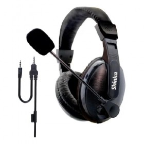 Fone De Ouvido Com Microfone Headset Plug P3 E P2 SH-FO-168 - Shinka