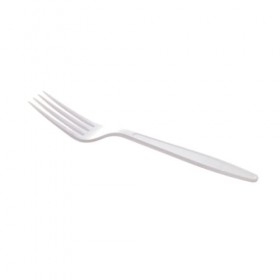 Garfo Refeição Branco Com 50 Unidades - Bellocopo