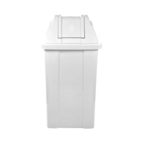 Lixeira Branca 25 Litros Basculante - JSN