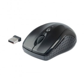 Mouse USB Wireless Sem Fio M-W012BKV2 Preto - C3Tech