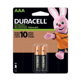 Pilha AAA 1.2V Recarregável Com 2 Unidades - Duracell