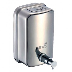 Saboneteira Parede Inox Com Chave 500ml Visium - Biovis