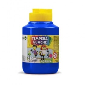 Tinta Guache 250ml Azul Turquesa - Acrilex