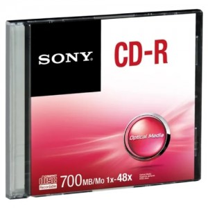 cd r 700mb sony 80 minutos