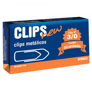 Clips 3/0 com 50 Galvanizado - Clips New