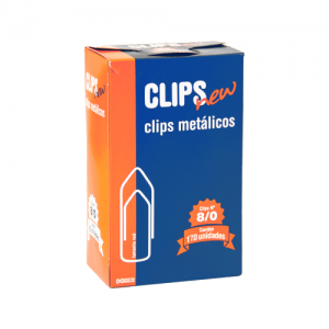 Clips 8/0 com 170 UND Galvanizado - Clips New