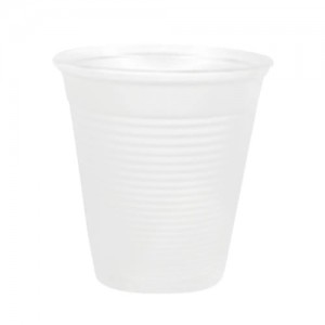 copo plastico descartavel branco 200ml ps com 100 unidades copobom