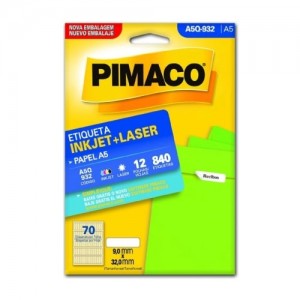 Pimaco Inkjet Laser A5 A5Q-932 9,0x32,0mm