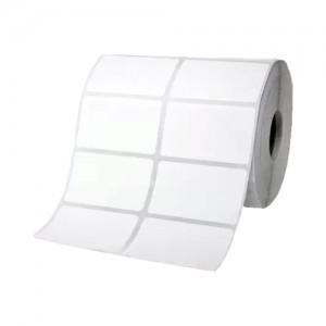 Etiqueta Couchê Branca 2 Colunas 50mm x 50mm Tubete 1 Com 40m