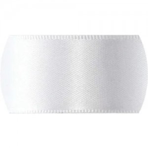 fita de cetim branca 10mm por 10m