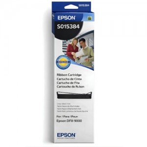 Fita para impressora matricial Epson S015384 preta compatível com DFX-9000