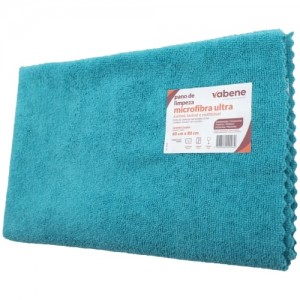Flanela Microfibra Azul Turquesa 60x80cm - Vabene