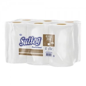 papel toalha bobina com 6 rolos de 20cm por 600 meros 20gr