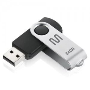 pen drive 64gb Twist usb preto multi