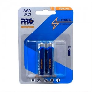 pilha alcalina aaa 1.5v proeletronic
