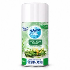 Refil Odorizador Automático Capim-Limão 250ml Puro Ar