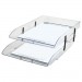 bandeja tripla cristal articulável 2 divisões
