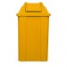 lixeira basculante 100 litros amarela jsn