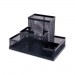 Organizador Mesa Aramado Preto 15,4 x 9,8 x 10cm