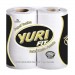 Papel Toalha Cozinha Com 2 Rolos 19,5x20 Folha Dupla 100% Celulose Aerado - Yuri