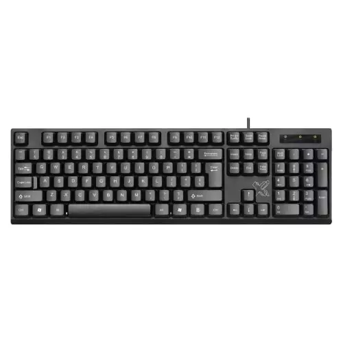 Teclado universitário USB preto